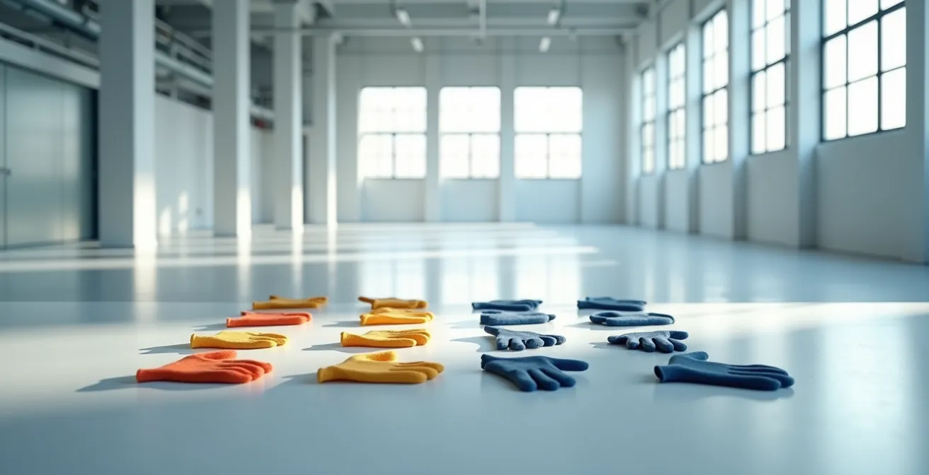 Processus de sélection finale des gants de protection